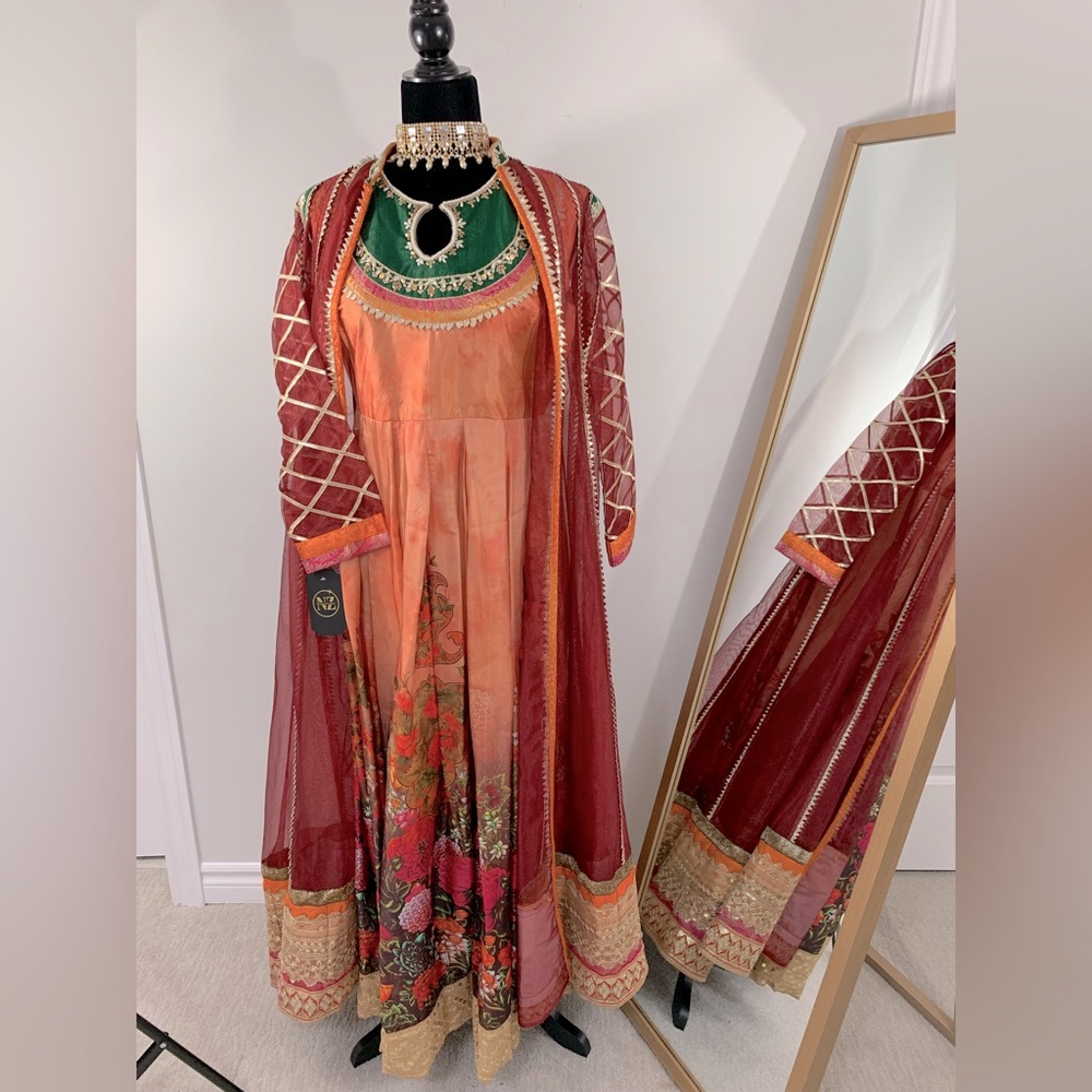Gown and inner maxi dress. Brand New. Stunning designs
